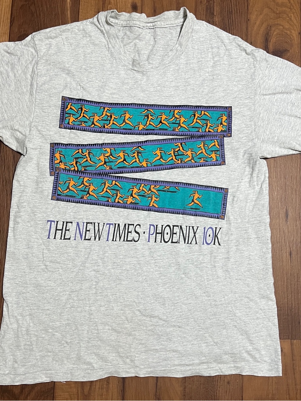 Vintage Phoenix 10k marathon t shirt size xl single stitch running 90s tee